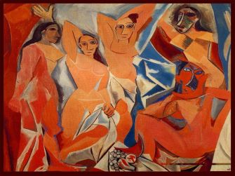 Art-Picasso-Les-Demoiselles-dAvignon-1907